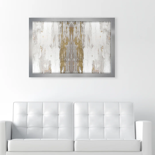 Sensation White Abstract Art - Art Prints Print
