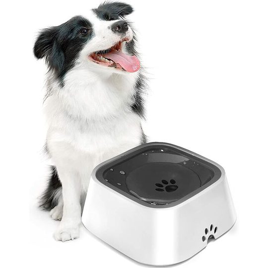 Deckon - Pet Water Bowl, Anti Overflow Pet Water Bowl, Anti Overflow Buoyancy Water Bowl for Dog Cats, Anti Drip Dog Water Bowl