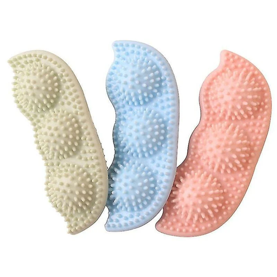 Pcs Dog Chew Toys Pea Shaped Rubber Puppy Teething Cleaning Teeth And Training