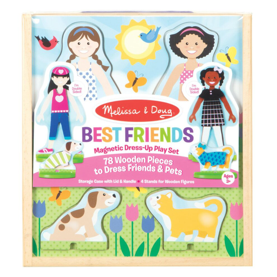 Melissa and Doug Best Friends Magnetic Dress-Up Play Set