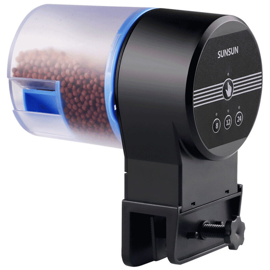 Automatic Aquarium Fish Feeder - Multifunctional Adjustable Holiday Fish Feeder Aquarium Fish Feeder Black