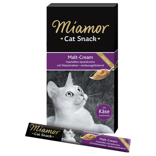 Miamor Cat Snack Malt-Cream & Cheese - 6 x 15g