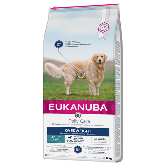 Eukanuba Daily Care Overweight Adult Dog - Economy Pack: 2 x 12kg