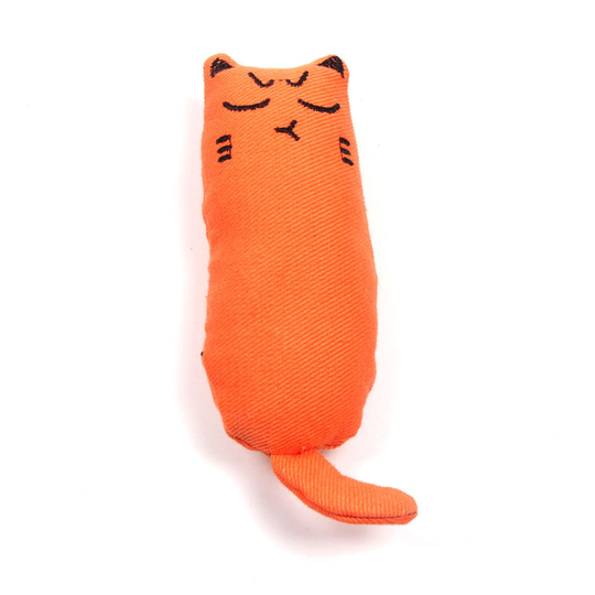 Cat Plush Catnip Toys for Cat Scratch Playing Chew Cleaning Teeth - Pillow Creative Scratch Pet Cat Nip Teeth Grinding Chewing Cartoon Square Toys
