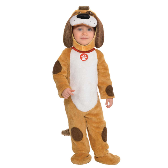 (0-6 months) Kids Toddler Baby Playful Puppy Dog Costume