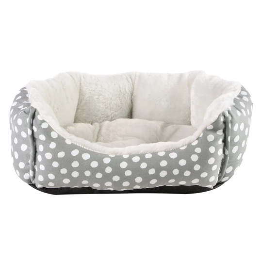 Kayson Bolster Cushion in Grey/White