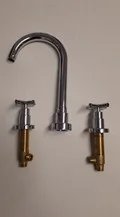 Kitchen Taps 3 TH Sink Mixer Chrome