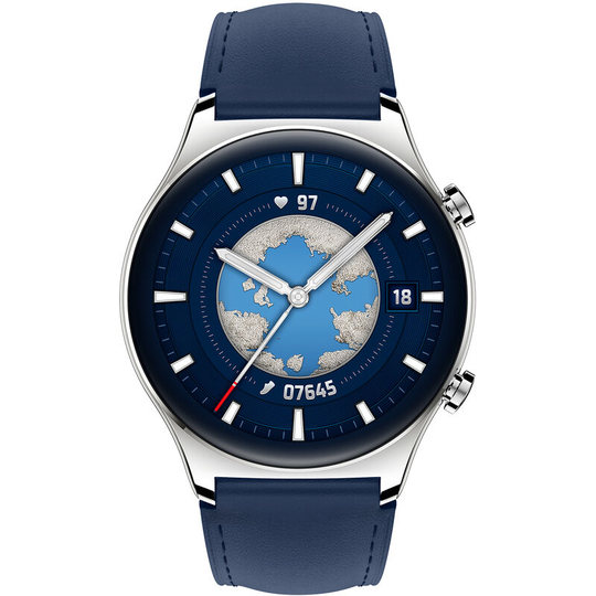 Lifcausal - honor Watch gs 3 MUS-B19 1.43'' 3D amoled Curved Screen Ultra-slim Design 8-Channel Heart Rate ai Engine Dual-Frequency gnss 100+ Workout