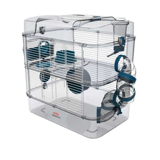 Cage For Small Rodents Rody 3 Duo Blue