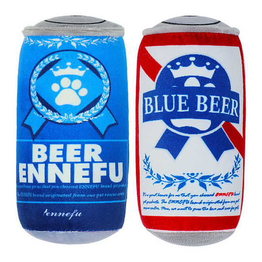 Bearsu - Pup Light and Pups Blue Ribbin - Funny Dog Toys - Plush Squeaky Dog Toys for Medium, Small and Large - Cute Dog Gifts for Dog Birthday