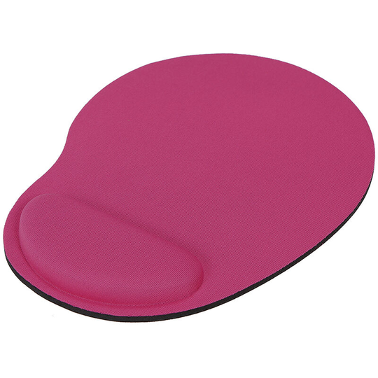 Mouse Pad Comfortable Mouse Mat with Wrist Rest Support for pc Laptop(Pink),Pink - Pink