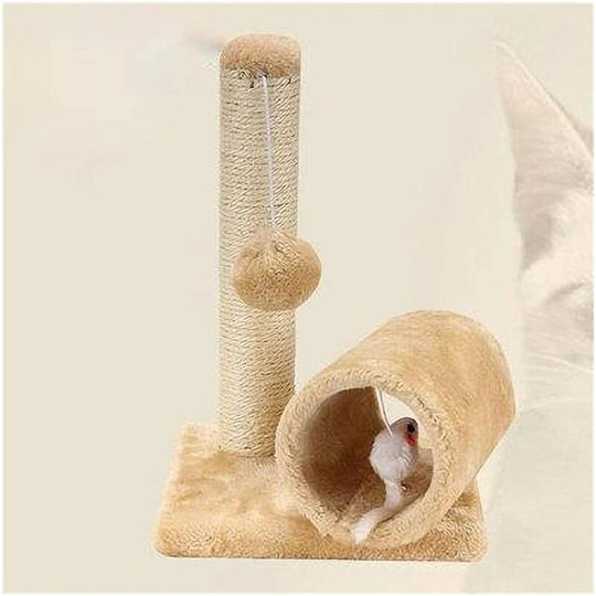 Cat Climbing Frame, Cat Toys Climbing Toys, Cat Tree Frame Scratching Post Climbing Pet Activity Material Supplies-Beige