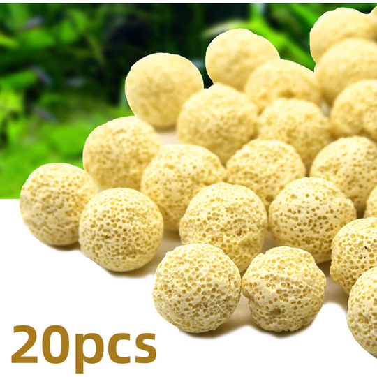Aquarium Filter Media Ball Aquarium Bio Ball for Aquarium Filter, 20 pcs - 20 pcs