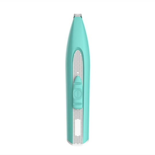 Dog Scissors, Cordless Scissors for Cats and Puppy, Low Noise Electric Pet Trimmer, Dog Grooming Scissors for Trimming Paws, Hair Around Eyes Blue usb