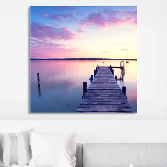 "Docking Day" Print On Canvas