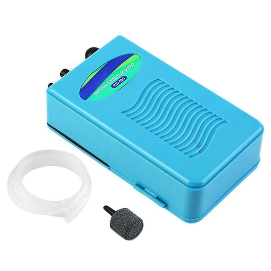 Thsidne Aquarium Battery Backup Operated Fish Tank Air Pump Aerator Oxygen Tube Portable