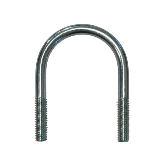 U-Bolt M12 x86 mm Thread, 90 mm Inside Diam, 145 mm Inside Height Galvanised
