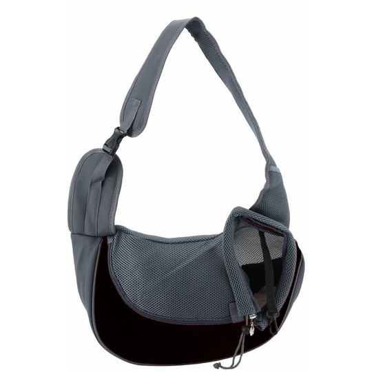 1 Pack Breathable Portable Pet Sling Bag for Cats and Dogs Pet Outdoor Travel Supplies (Black s)