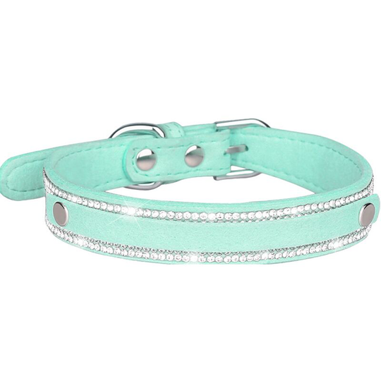 Sparkly Rhinestone Bow Tie Dog And Cat Collar