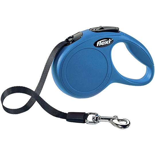 Bogd Classic Cord Dog Lead (5M) (One Size) (Blue) - Blue - Flexi