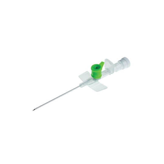 18g 45mm Green BD Venflon IV Winged Cannula with Injection Port Box of 1