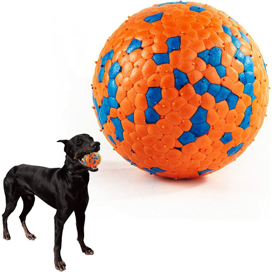 13treize - Dog Balls Toy for Aggressive Chewers, Indestructible Bouncy Dog Ball, Lightweight&Floating, Durable Dog Chew Ball for Large&Medium Dogs to