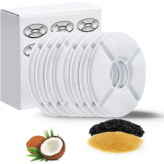 Heguyey - Pack Fountain Filters for - Filters with resin and activated carbon for automatic plant water dispensers