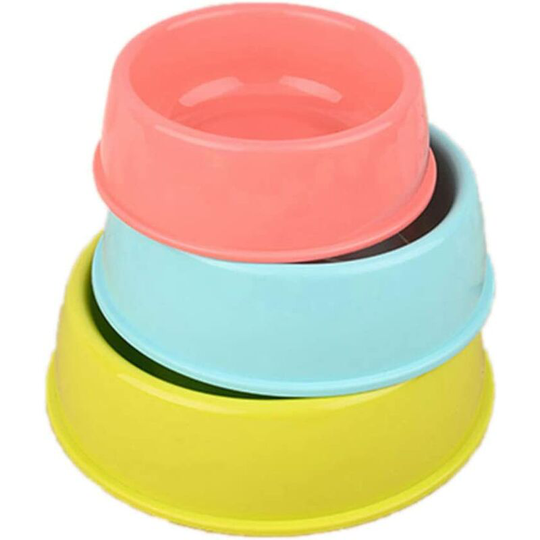 Ensemble de bols pour chiens, mangeoire pour chiots en plastique durable, bol de nourriture pour animaux de compagnie, distributeur d'alimentation