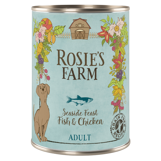 Rosie's Farm Saver Pack 24 x 400g - Adult Fish & Chicken (24 x 400g)