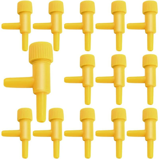 Betterlifegb - 20 Pcs Air Pipe Control Valve Valves Aquarium Adjustable Air Flow Switch Valve Regulator for Fish Tank,BR-Vie