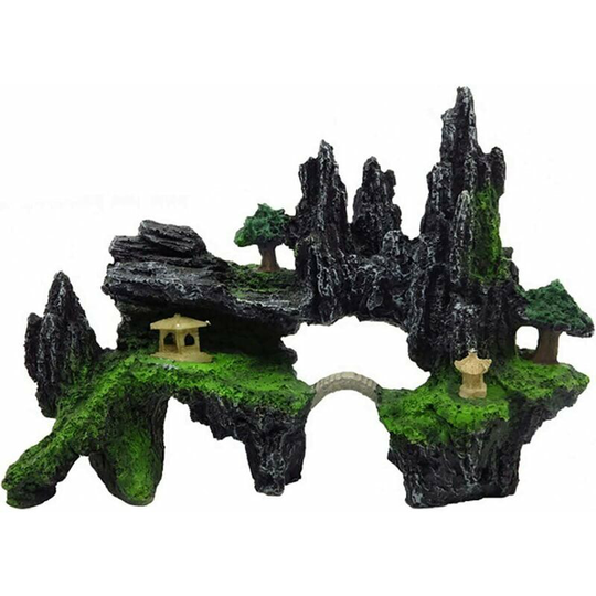 Artificial Decoration for Aquarium - Mountain Rock - In Resin 9*24*17cm