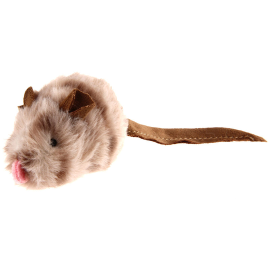 Interactive plush toy for dogs and cats (mouse)