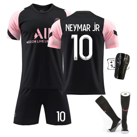 Paris Training Football Suit No. 10 with socks+protective gear, children's size 22