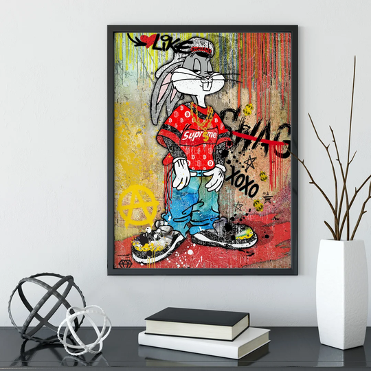Roger Rabbit Coon - Floater Frame Graphic Art