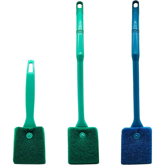 Soekavia - Aquarium Sponge Cleaning Brush Double Sided Sponge Brush Aquarium Cleaning Sponge Cleaning Brush Algae Scraper Aquarium Cleaning Brush
