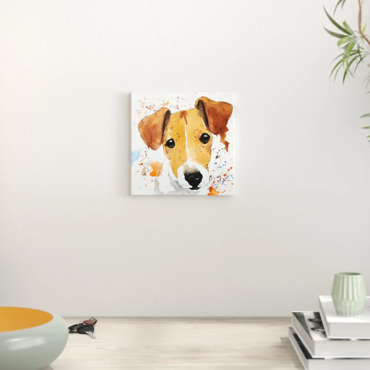 Jack Russell Terrier Puppy by Allison Gray - Painting Print