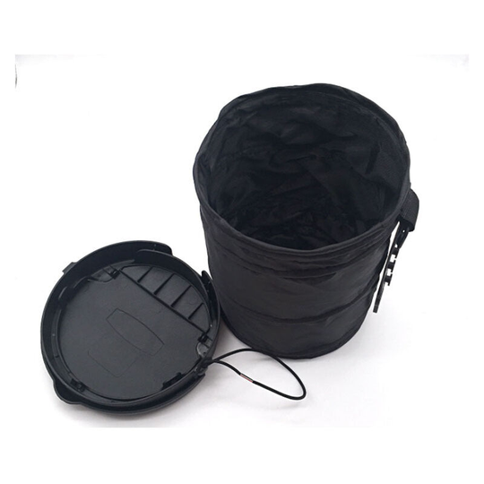 Betterlifegb - Car Trash Can, Portable Collapsible Trash Can, Waterproof Compression Cloth with Lid Trash Can for Office, Home and Car,Betterlife