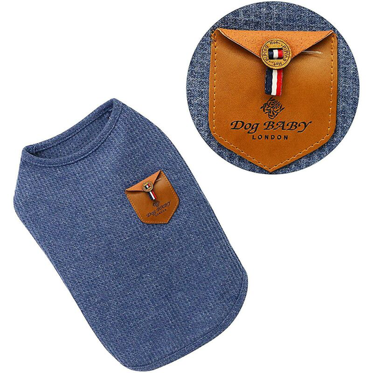 Small Dogs, Small Dogs & Cats T-shirts, Dog & Cat Clothes (blue, s) - Thsinde