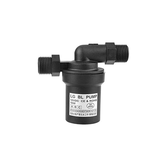 Monly - DC12V/10W High Temperature Solar Water Pump Brushless Submersible Pump For Circulating Pumping 8L/min