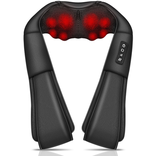 Aougo - Massagers for Neck and Back Pain Relief, Great Gifts for Women/Men/Dad/Mom Birthday, Shiatsu Shoulder Foot Massager with Heat, Deep Tissue