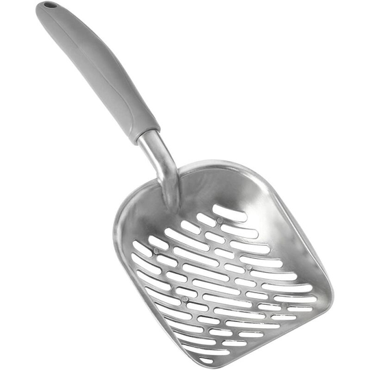 Metal Pet Kitty Dog Cat Litter Scooper Shovel Poop Remover with Long Handle Pet - Langray