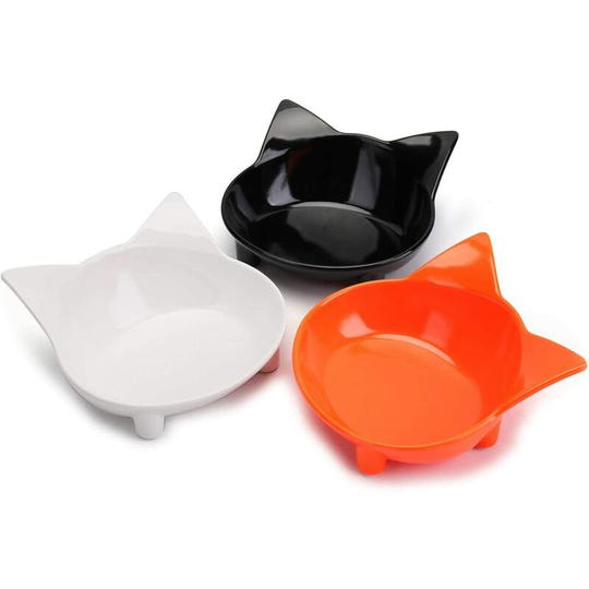 Devenirriche - Set of 3 Non-Slip Cat Bowl Cat Bowl Small Melamine Bowl Anti-slip and Anti-scratch Clean Durable Easy to Clean Multipurpose Feeding