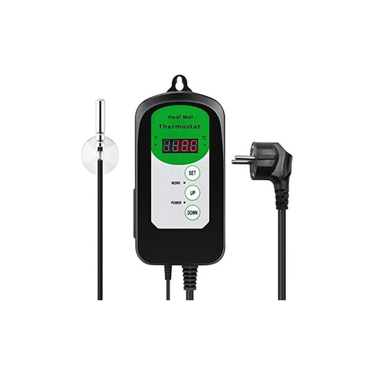 Digital Heat Mat Thermostat Controller for Seed Germination, Reptiles and Brewing 68-108°F Thsinde