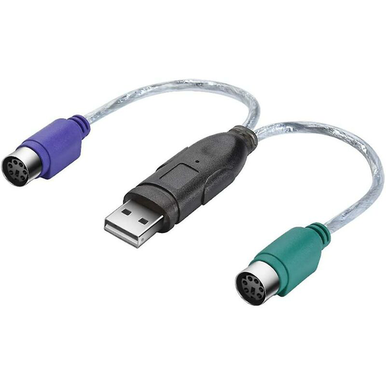 Usb To Ps2 Adapter, Usb Adapter For Keyboard And Mouse Converter Adapter