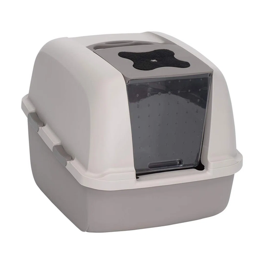 Jumbo Hooded Cat Pan, Grey