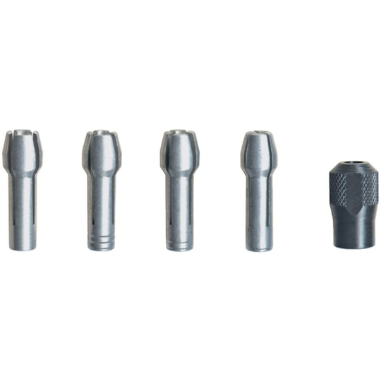 Dremel Quick Change Collets Kit 4485, Accessory Set with 4 Collets and 1 Collet Nut for Rotary Multi Tool
