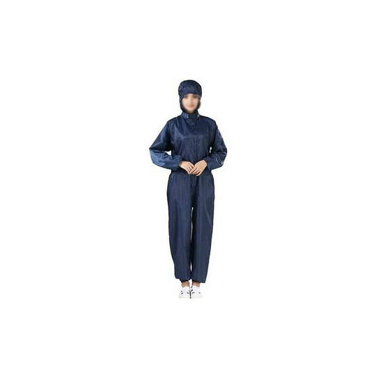 Antistatic and dustproof suit (170/84a, dark blue)