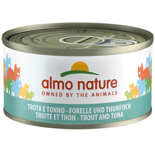 Almo Nature Mega Pack 48 x 70g - Trout & Tuna in Jelly