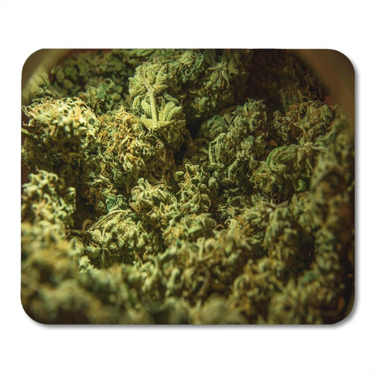 (260X210X3) Yanteng Mouse Pads Mouse Pads Green Weed Cannabis Marijuana Sativa Heads Medical Bud License Farm Mouse pad for Notebooks
