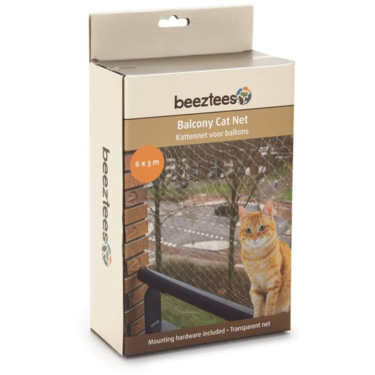 Beeztees - Balcony Cat Net Transparent 6x3 m 410483